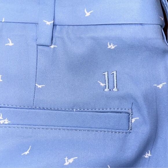 Walter Hagen 34 9” Blue White Seagulls Inseam Perfect 11 Collection Golf Shorts - Picture 9 of 16